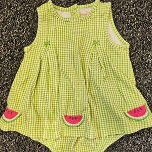 BOGO🎀Carters Gingham Watermelon Dress- 18M